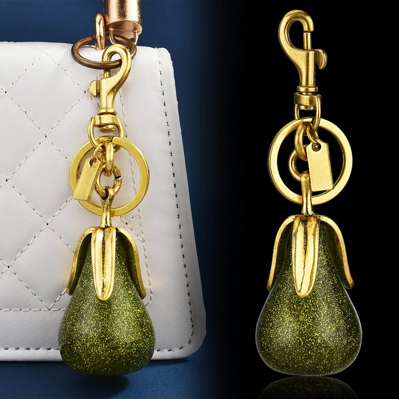 Pendant Gold Pear Never Separated Men And Women Couple Car Keychain Exquisite Bag Pendant Pendant - Image 2